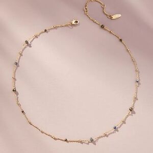 Anthropologie Beaded Chain Necklace